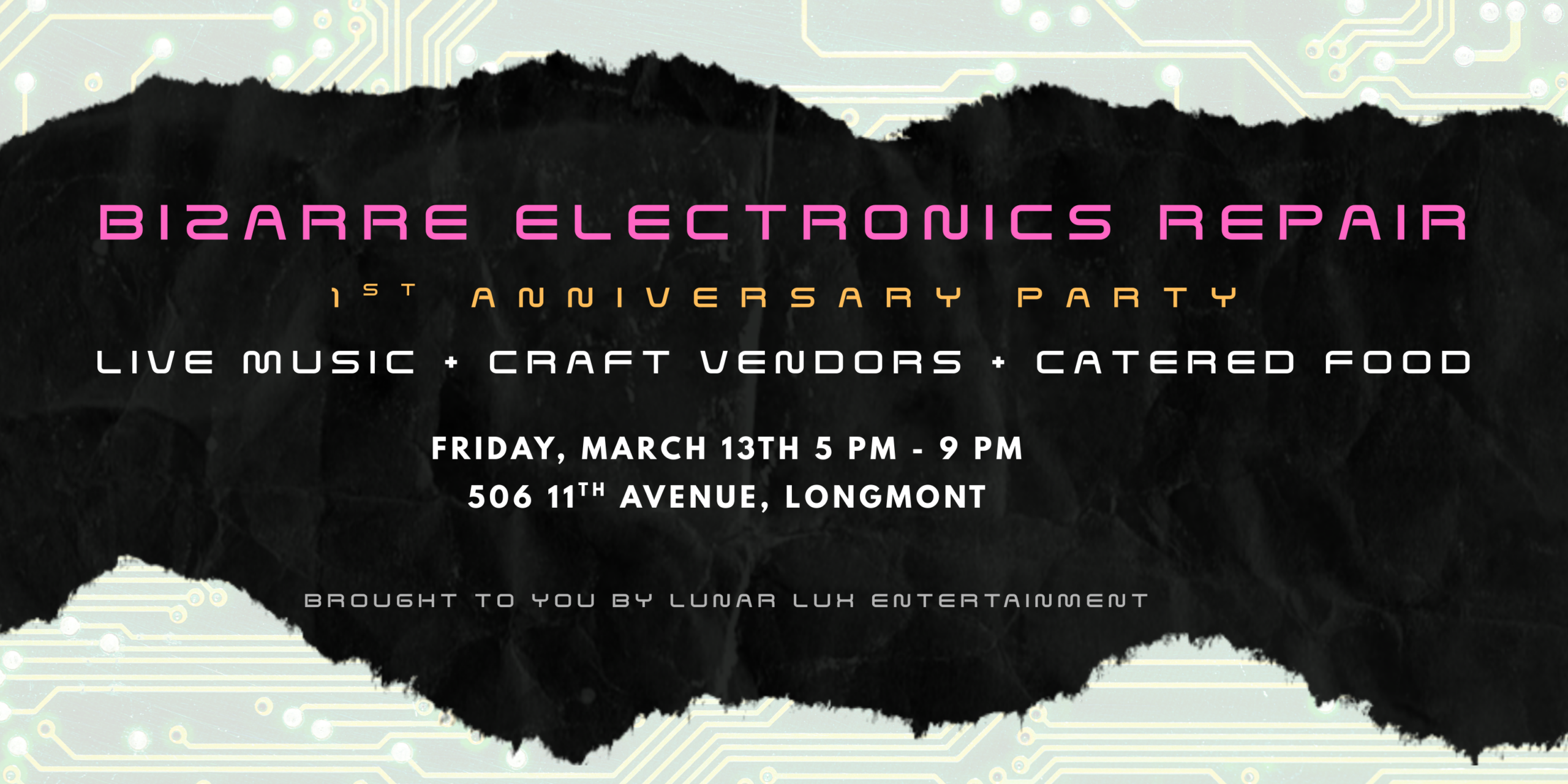 Bizarre Electronics Anniversary Party & Clothing Drive
